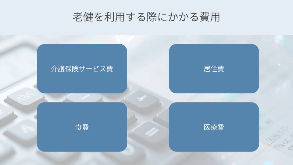 老健を利用する際にかかる費用
